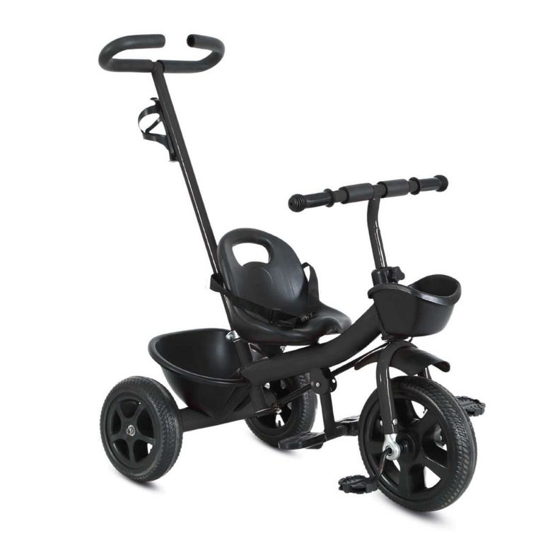 Triciclo Multisteps Niños Niñas Infantil Negro