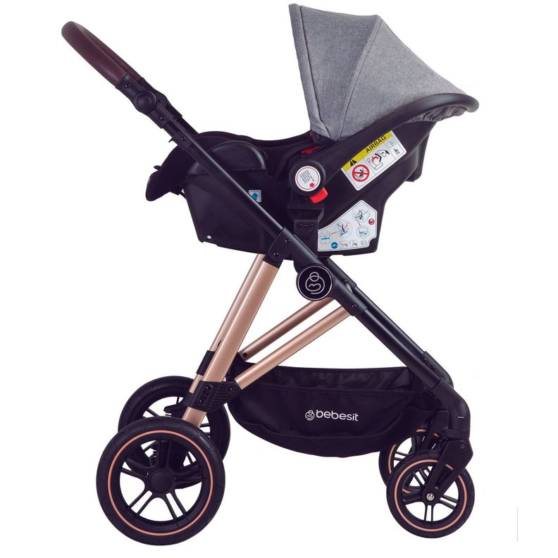 Coche Cuna Travel System Neo Gris Bebesit-3