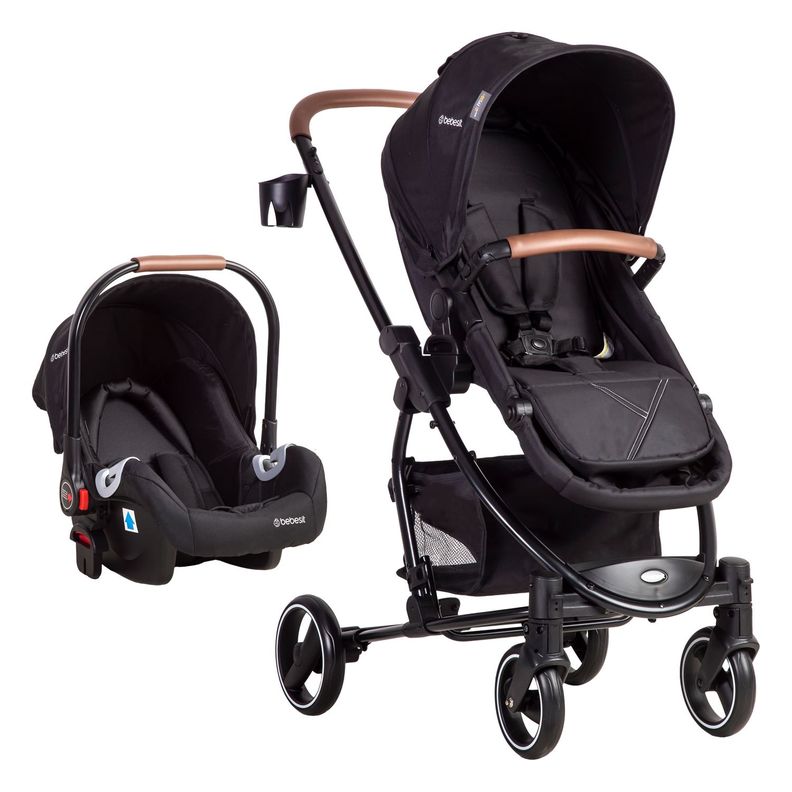 Coche Travel System Alfa Nuevo Negro Bebesit a $119.990