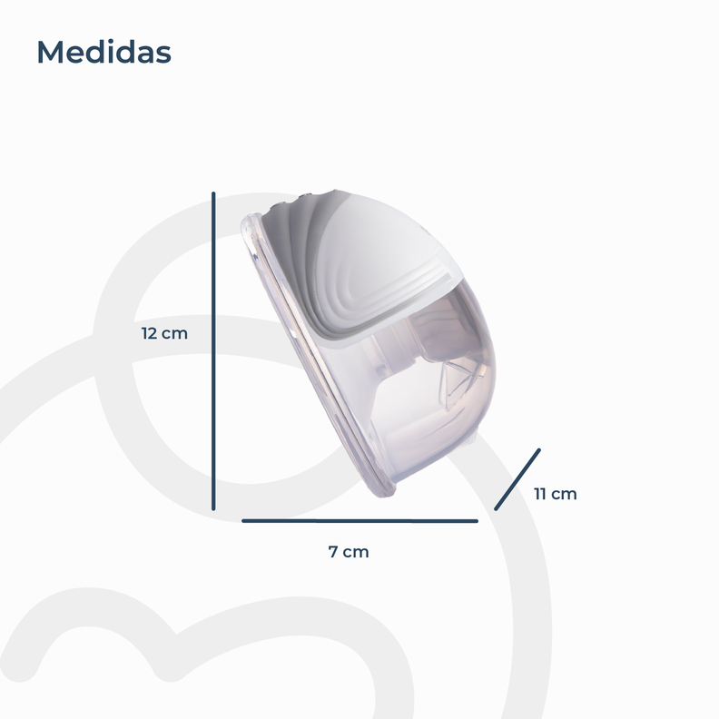 Extractor Leche Materna Eléctrico Manos Libre + 10 Bolsas-7
