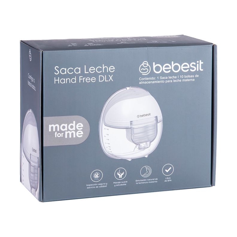Extractor Leche Materna Eléctrico Manos Libre + 10 Bolsas-8