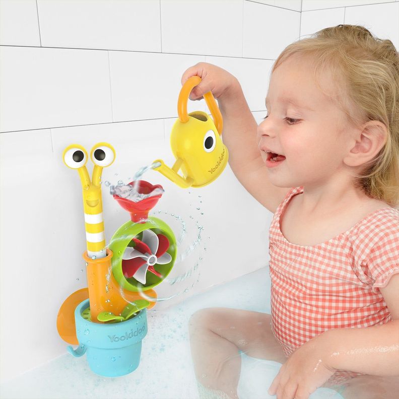 Juego de Baño Caracol de Agua Infantil Bebé Niño Niña Tina Yookidoo-3