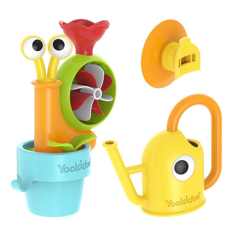 Juego de Baño Caracol de Agua Infantil Bebé Niño Niña Tina Yookidoo-5