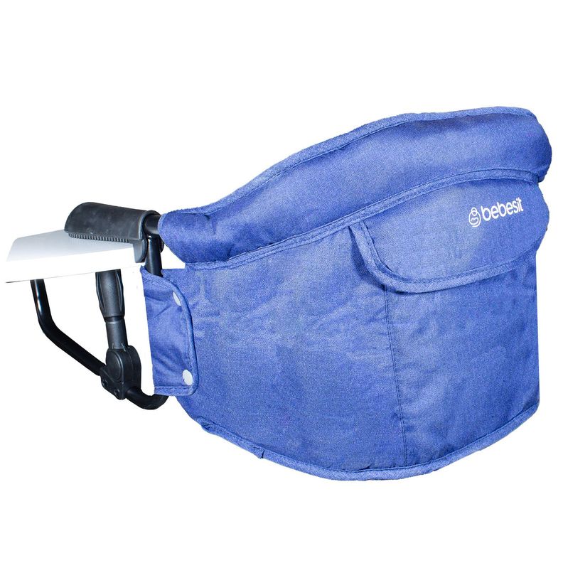 Silla de Comer Eat & Bear Azul Sujeción de Mesa Portable-1