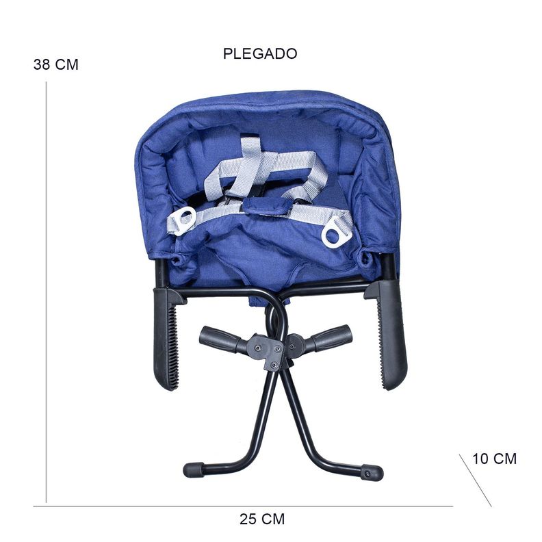 Silla de Comer Eat & Bear Azul Sujeción de Mesa Portable-7
