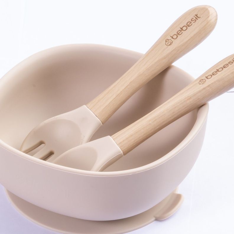 Set Alimentación March Silicona Beige-2