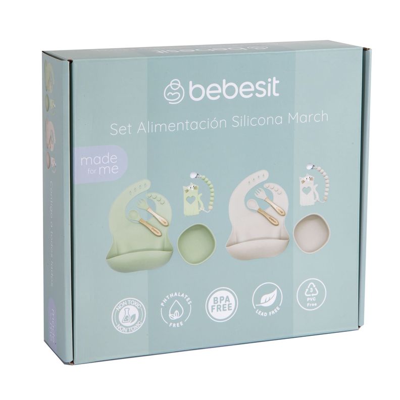 Set Alimentación March Silicona Beige-5