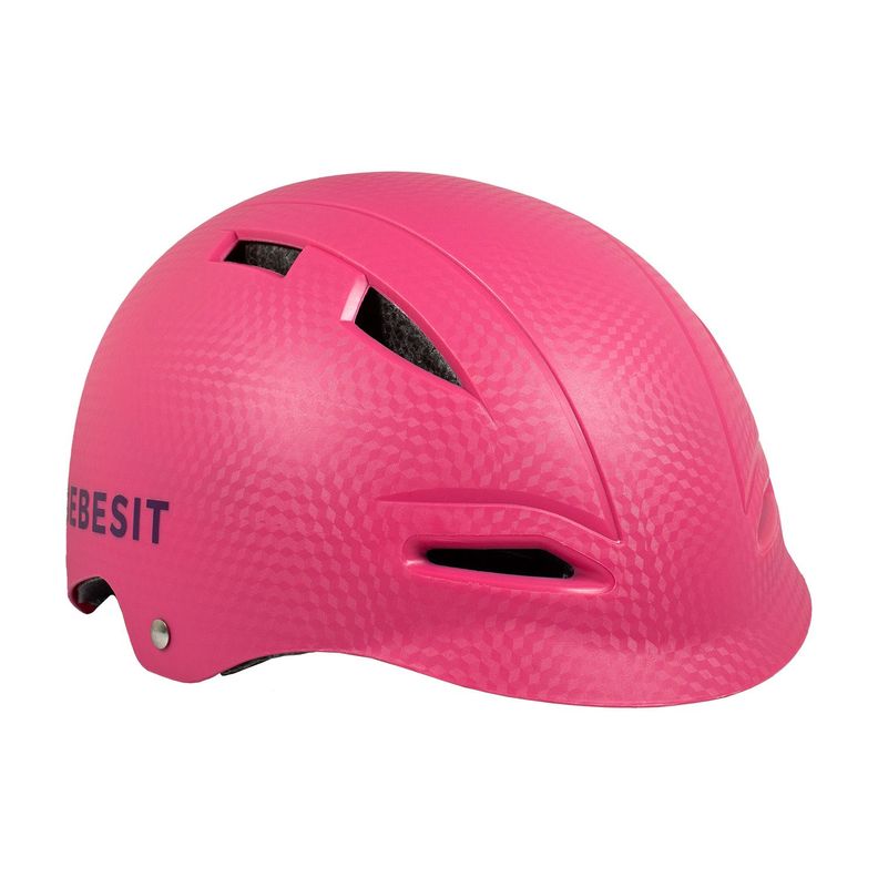 Casco Bicicleta Regulable Certificación Europea Niño Niña Rosa-0