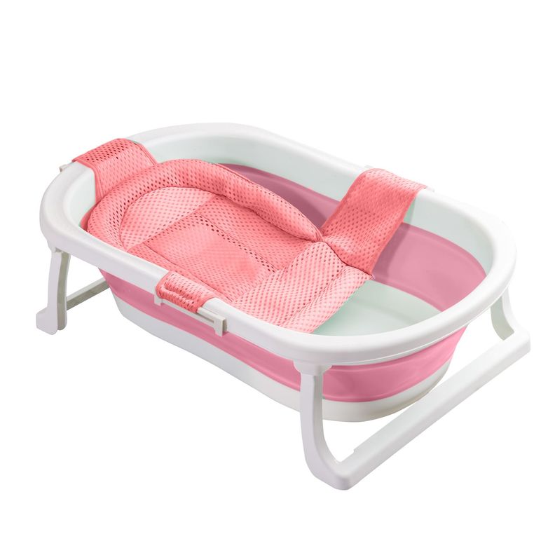 Bañera Jelly con Hamaca Rosa Bebesit-0