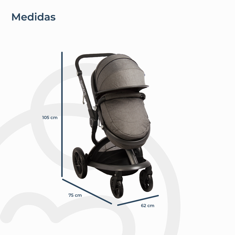 Coche Travel System Quantum Gris Bebesit-7