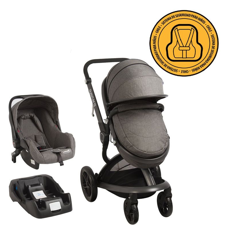 Coche Travel System Quantum Gris Bebesit-9
