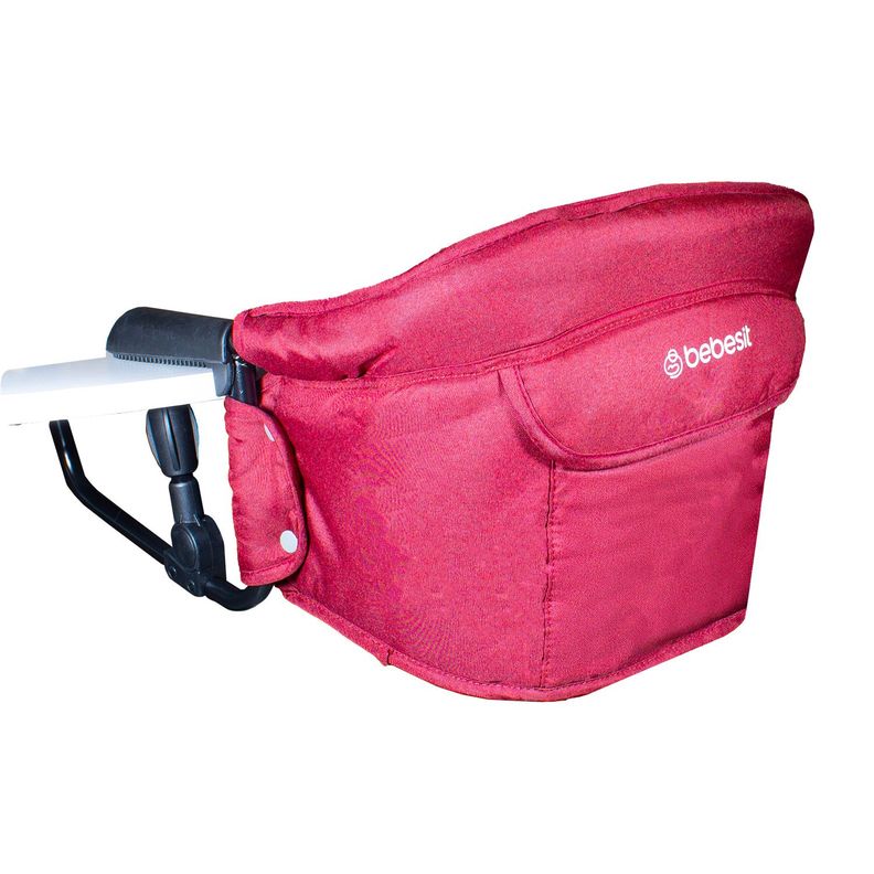 Silla de Comer Eat & Bear Roja Sujeción de Mesa Portable-1