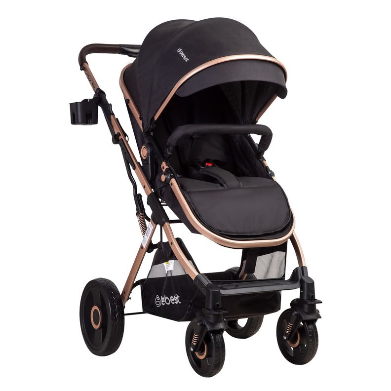 Coche Cuna Paseo Vox Gold Negro Bebesit-0