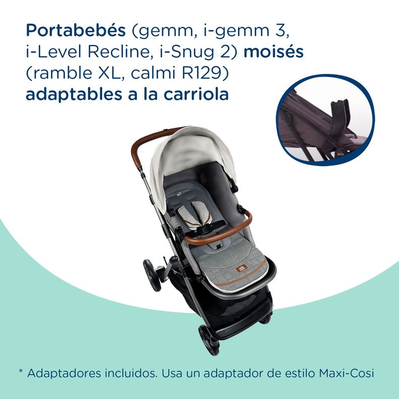 Coche Paseo Signature Aeria Oyster Joie-6