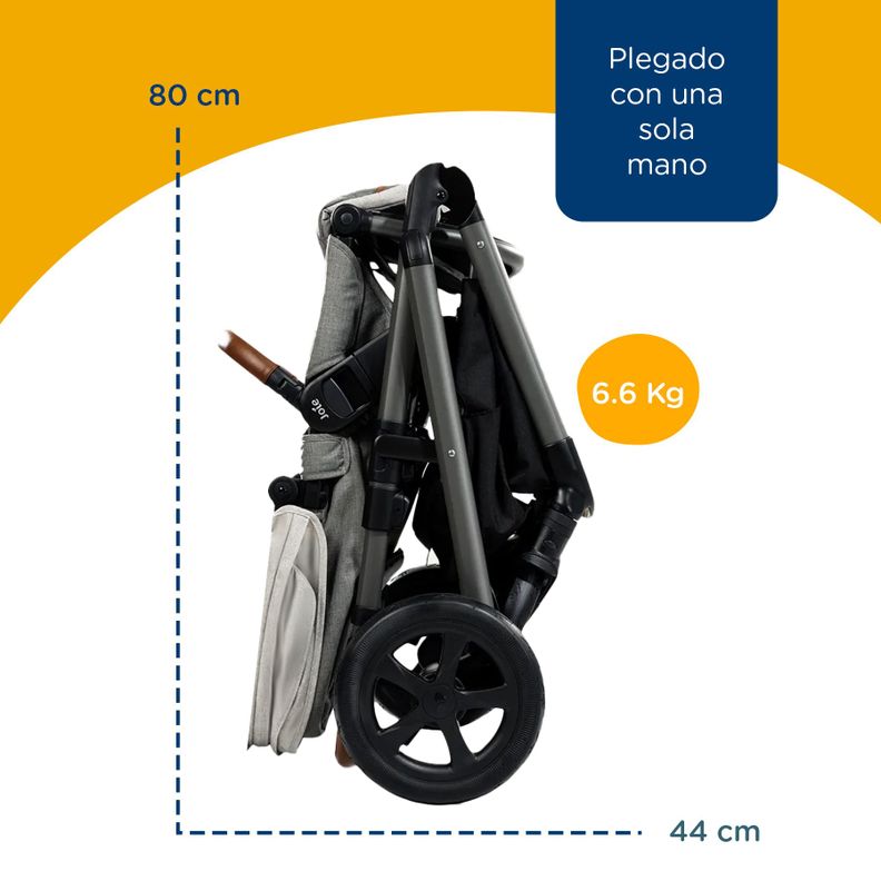Coche Paseo Signature Aeria Oyster Joie-8