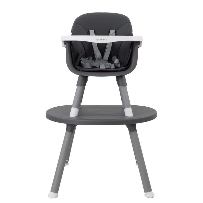 Silla de Comer Baby Desk 4 en 1 Gris Bebesit-1