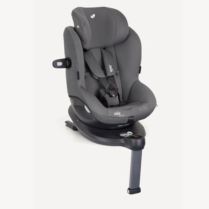 Silla de Auto Giratoria Spin 360 Shell Gray Joie-0