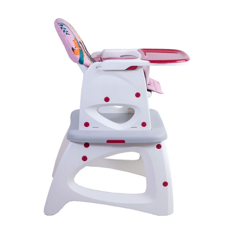 Silla de Comer Escritorio Balancin Eat&Swing Rosada Bebesit-3