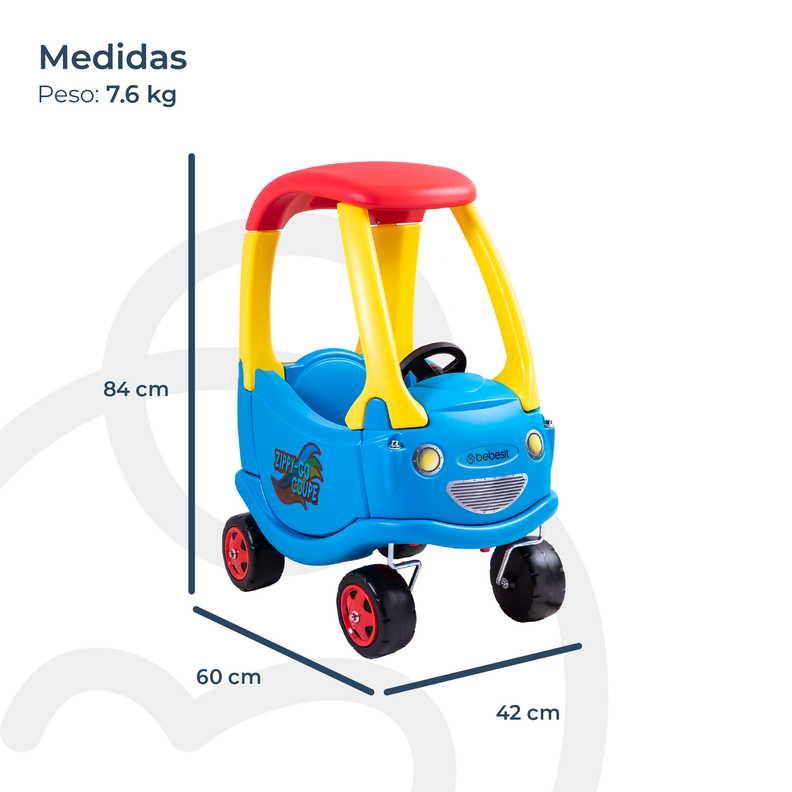 Auto Corre Pasillo Zippy Go Coupe Bebesit-5