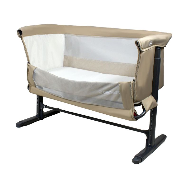 Cuna Colecho con Mosquitero MySide LX Beige Bebesit-4