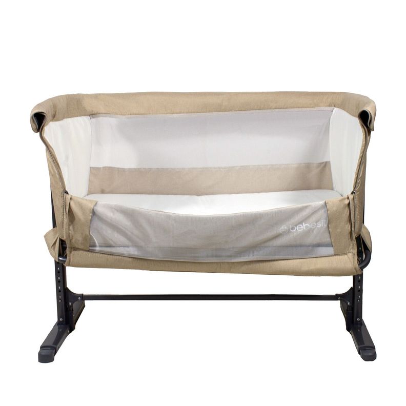 Cuna Colecho con Mosquitero MySide LX Beige Bebesit-6
