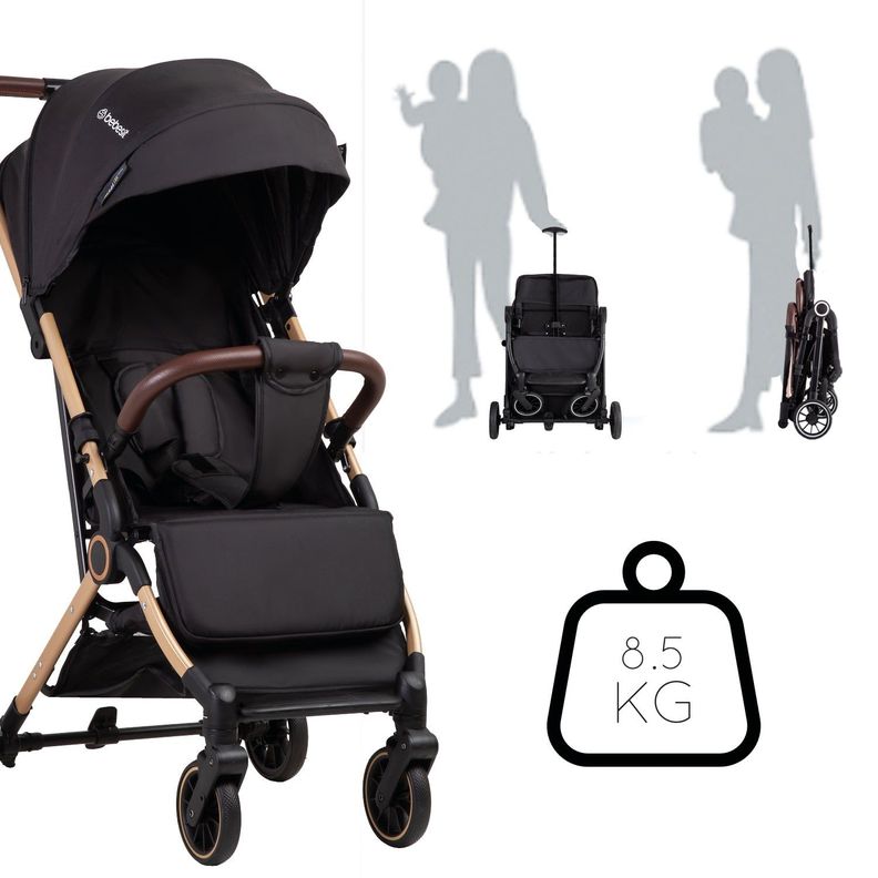 Coche Maleta Compacto Travel System Soho Negro Bebesit-3