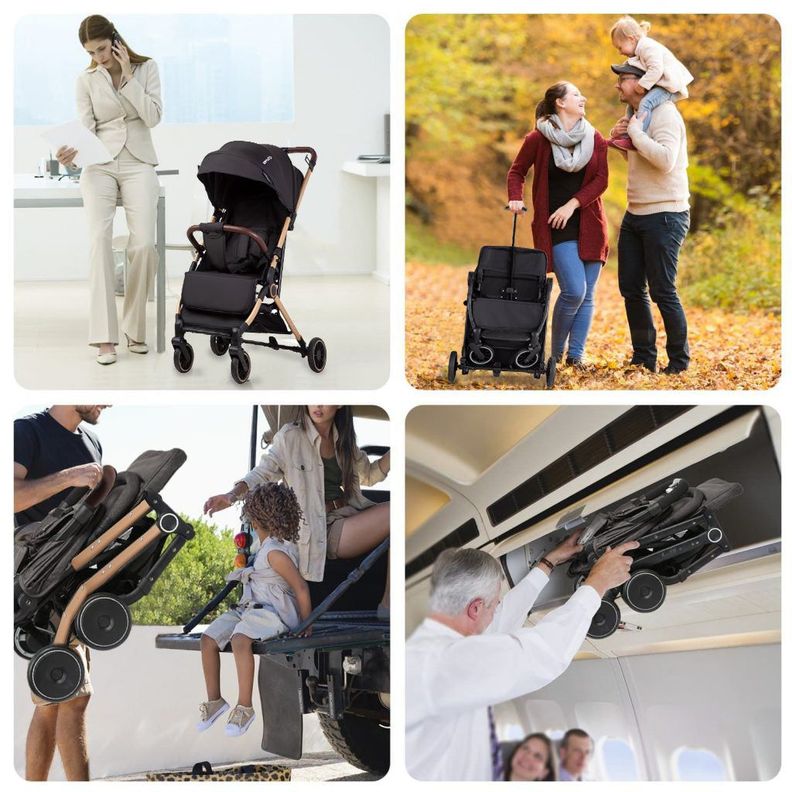 Coche Maleta Compacto Travel System Soho Negro Bebesit-7