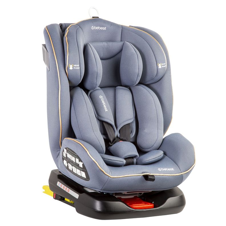 Silla de Auto Convertible Supra 360° Azul Claro Bebesit-0