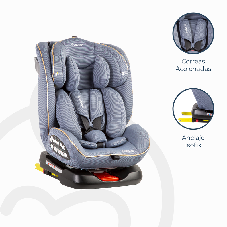Silla de Auto Convertible Supra 360° Azul Claro Bebesit-3