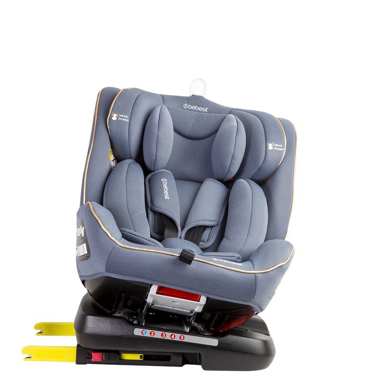 Silla de Auto Convertible Supra 360° Azul Claro Bebesit-6