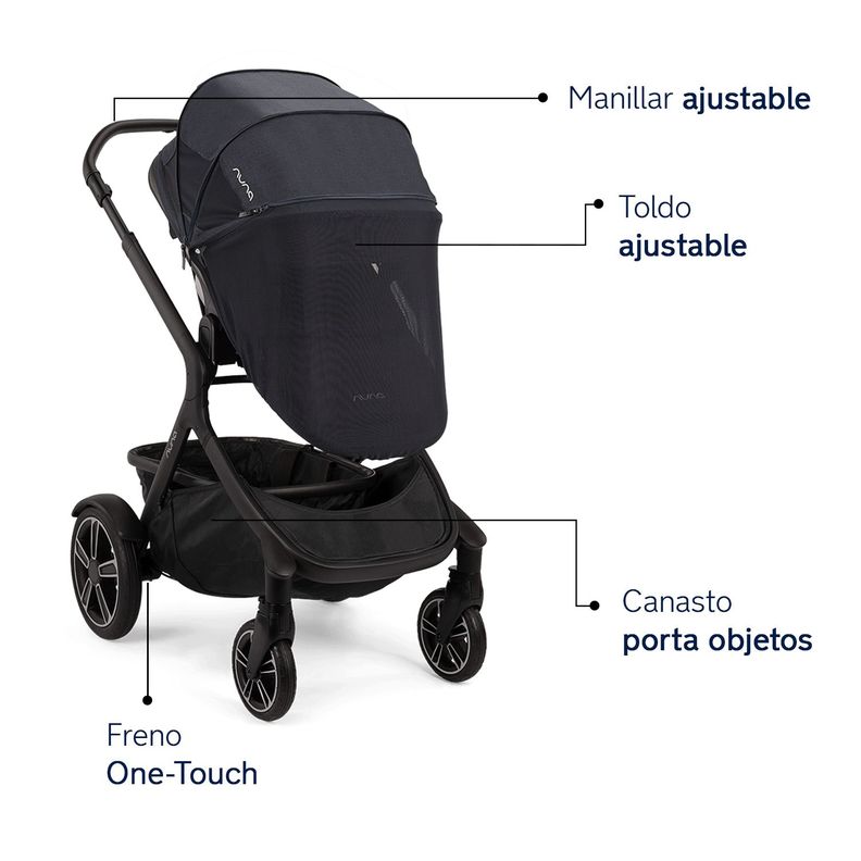 Coche de Paseo Demi Grow Ocean Nuna-2