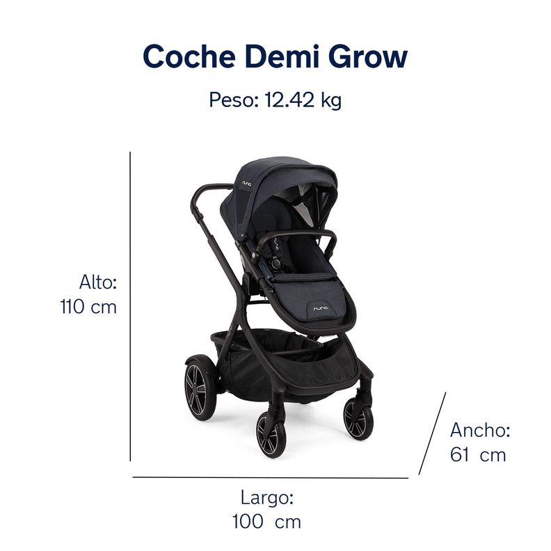 Coche de Paseo Demi Grow Ocean Nuna-8