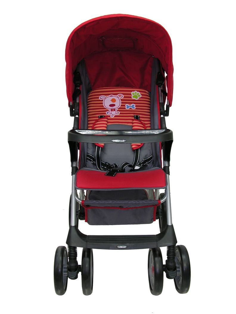 Coche Travel System Zoom Rojo Bebesit-3