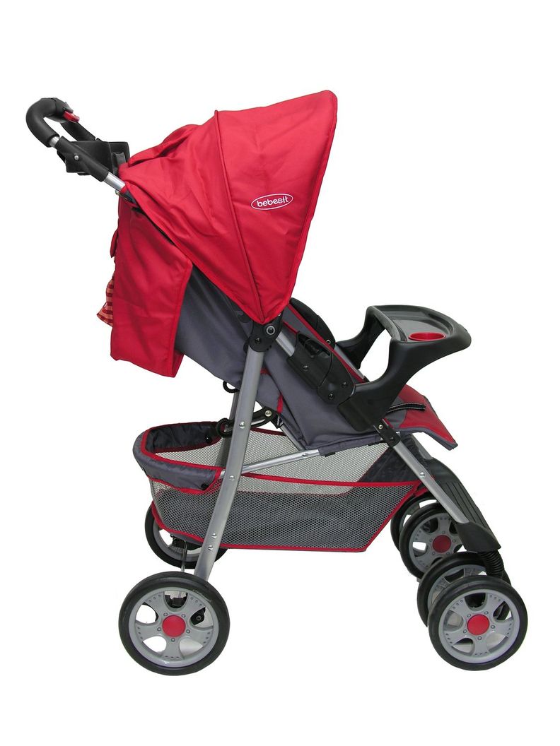 Coche Travel System Zoom Rojo Bebesit-4