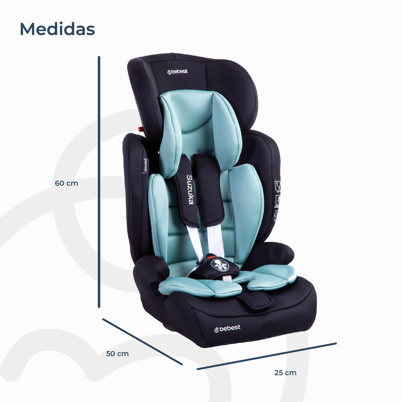 Silla de Auto Butaca Suzuka Verde Bebesit-8