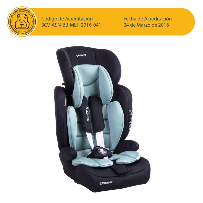 Silla de Auto Butaca Suzuka Verde Bebesit-9