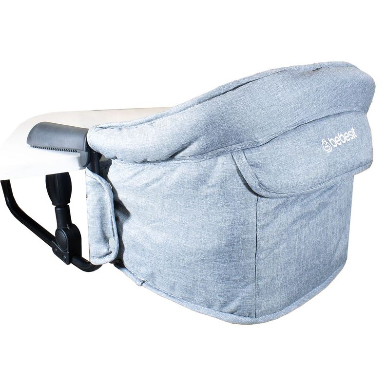 Silla de Comer Eat & Bear Gris Sujeción de Mesa Portable-1