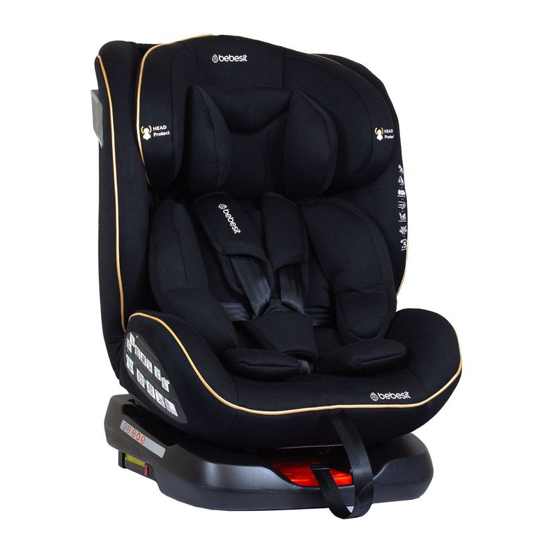 Silla de Auto Convertible Supra 360° Black Gold-0