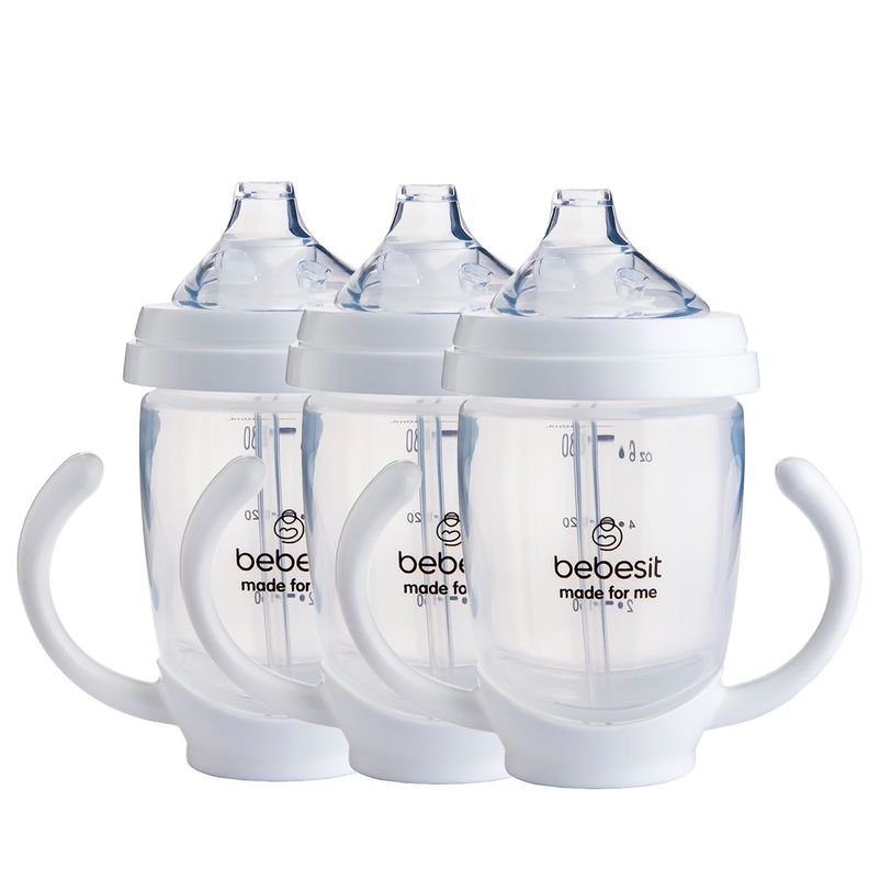 Vaso de entrenamiento Pack x 3 200ml Antiderrame 3M+-3