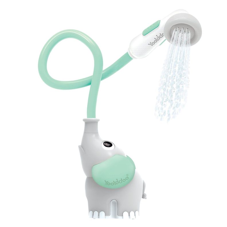 Elefante Ducha Interactivo Turquesa Bebe Bañera Yookidoo-0