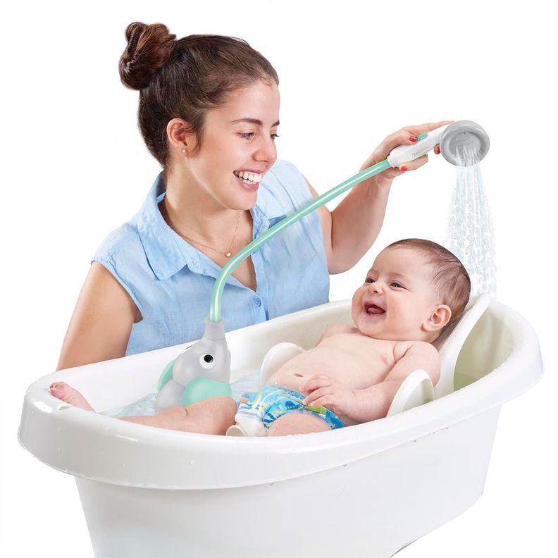 Elefante Ducha Interactivo Turquesa Bebe Bañera Yookidoo-5