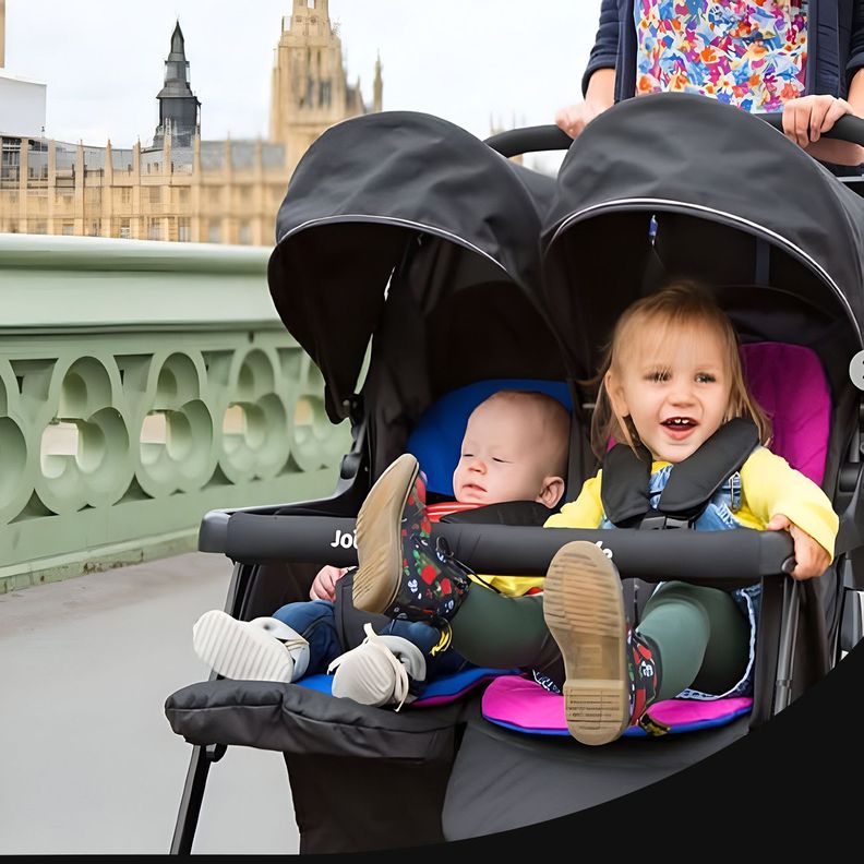 Coche Paseo Doble Aire Twin  Nectar & Mineral Joie-3