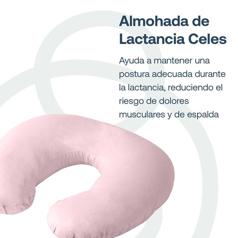 Cojin de Lactancia Rosa Bebesit-2
