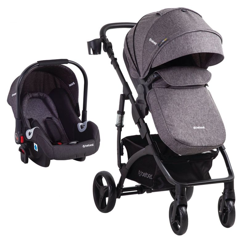 Coche Cuna Travel System Explorer LX Negro-1