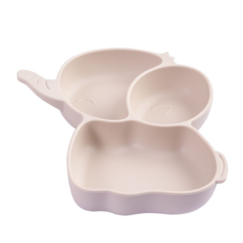 Set Alimentacion Elefante Silicona Beige-4