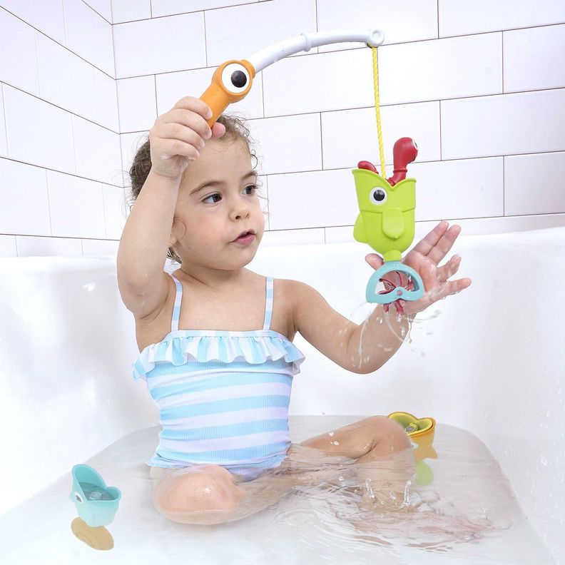 Juego de Baño Caña de Pescar Bebé Niño Niña Tina Yookidoo-3