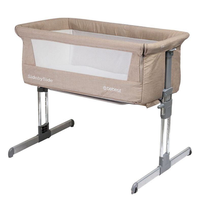 Cuna Colecho Side By Side 6042 Beige Bebesit-0