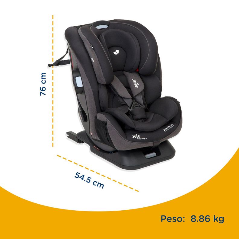 Silla de Auto Joie Convertible Every Stage FX - Coal-2