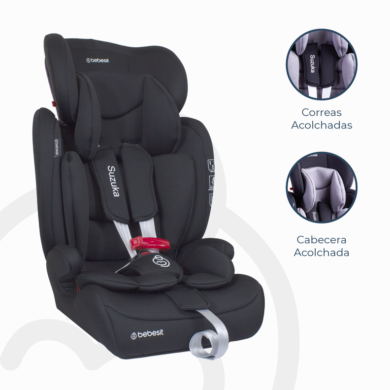 Silla de Auto Bebesit Butaca Suzuka - Negro-5