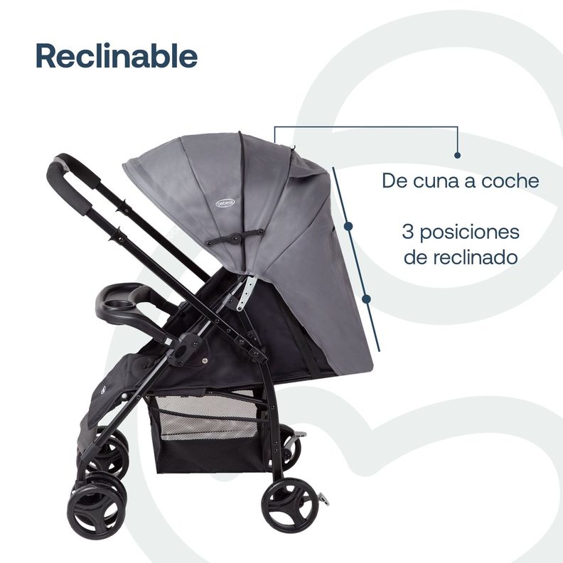 Coche Travel System Go Lite Gris Bebesit-6